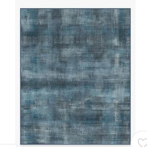 8x10 Sudaria Solid Cosmic Blue Rug Ruggable